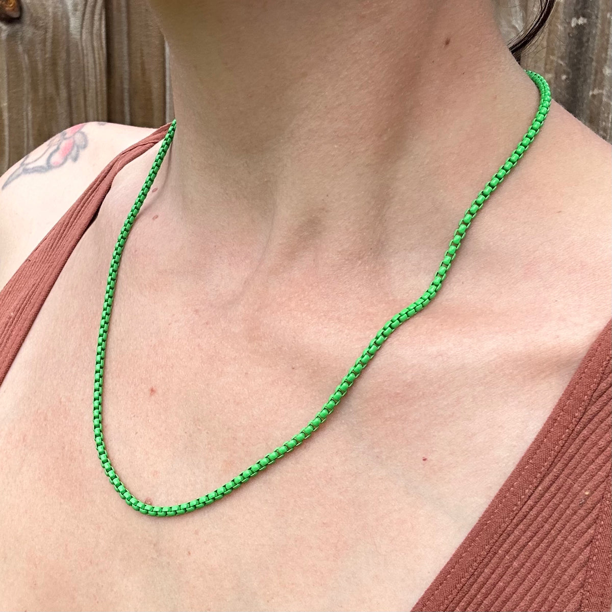 Greenie Beanie Chain Head High Surf Club